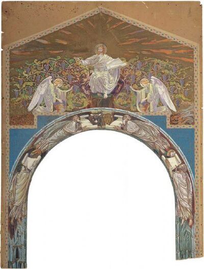bozzetto-per-la-decorazione-dell-arcata-interna-della-chiesa-di-santa-maria-addolorata-in-piazza-buenos-aires-a-roma
