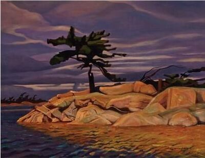 the-peep-hole-tree-georgian-bay