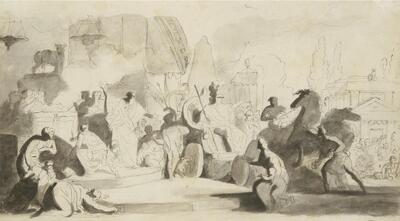 illustration-project-an-antique-chariot-and-deities
