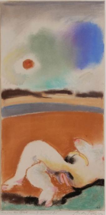 femme-couchee-dans-un-paysage