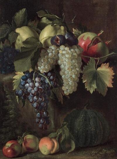 still-life-with-quinces-pomegranates-and-grapes