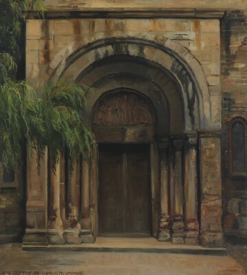the-entrance-to-schlesvig-cathedral