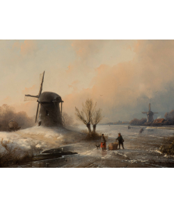 het-onderonsje-op-het-ijs-bij-de-molen