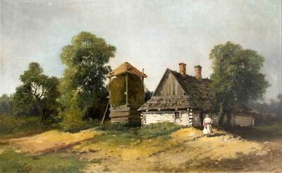 landscape-with-barns-and-peasant-cows