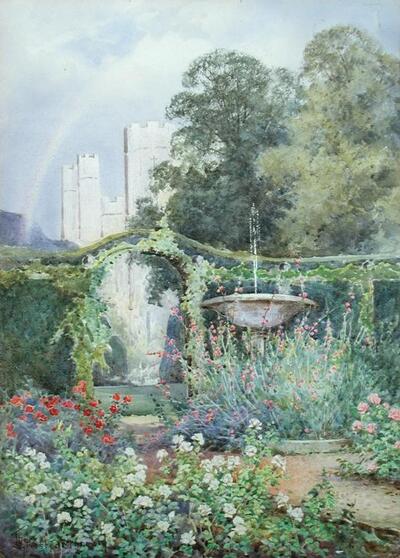 rose-garden-and-fountain-at-ashridge-in-hertfordshire