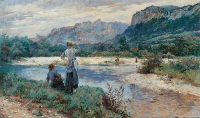les-lavandieres-au-bord-de-la-riviere