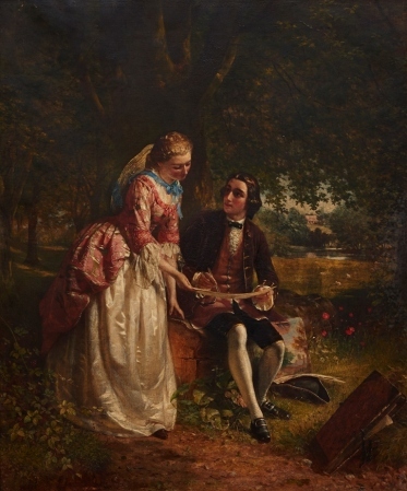 the-artist-and-lady-in-garden