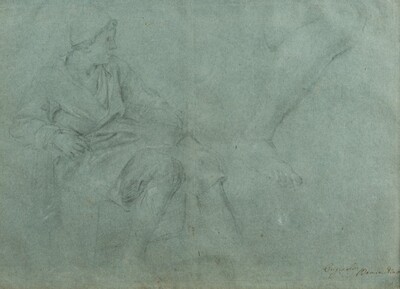feuille-d-etude-de-jeune-homme-et-de-jambe