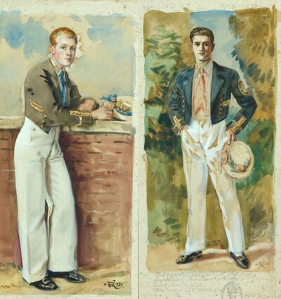 young-men-with-straw-hats-two