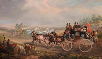 hull-to-london-royal-mail-coach-passing-another-on-the-road
