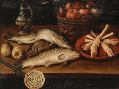 nature-morte-aux-poissons-pommes-poires