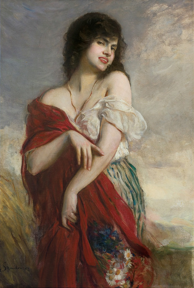 girl-in-a-red-shawl