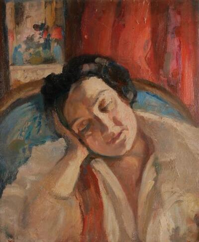 portrait-de-femme-assoupie