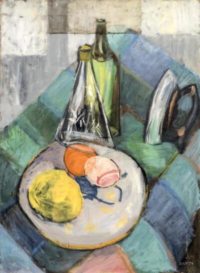 nature-morte-cubisante-aux-bouteilles