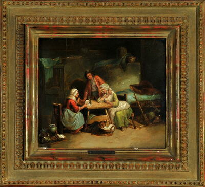 interieur-mit-kartenspielerin