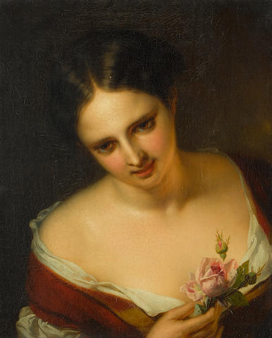 a-young-woman-holding-a-rose