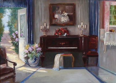 interior-with-the-sun-shining-through-an-open-door