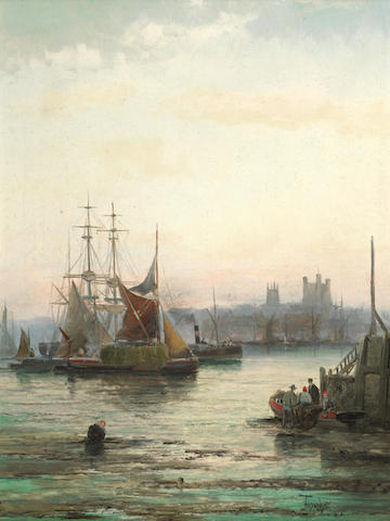 rochester-from-strood-and-one-other-shipping-scene-a-pair-2