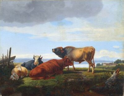 viehstuck-mit-stier-zwei-kuhen-und-schafen
