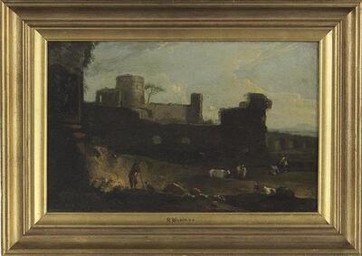 shepherd-and-cows-resting-among-the-ruins