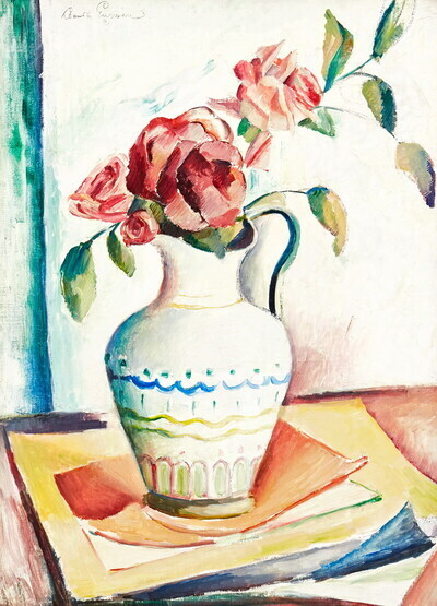 stilleben-med-rosa-rosor