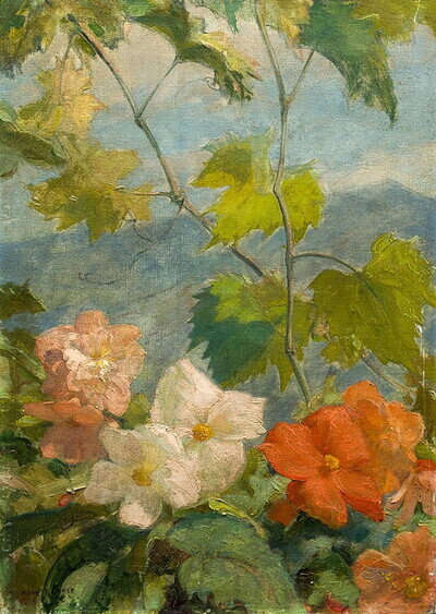 flowers-in-a-mountainous-landscape