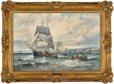 shipping-off-a-coastal-town
