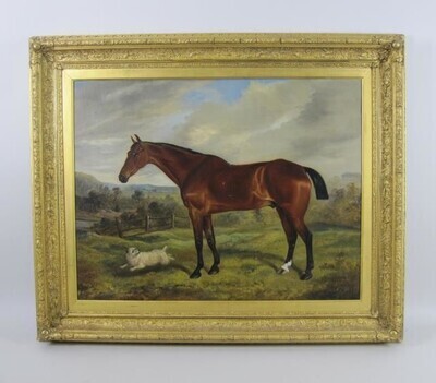 portrait-of-a-hunter-standing-in-a-meadow