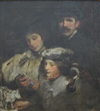 a-family-group-the-artist-his-wife-and-daughter
