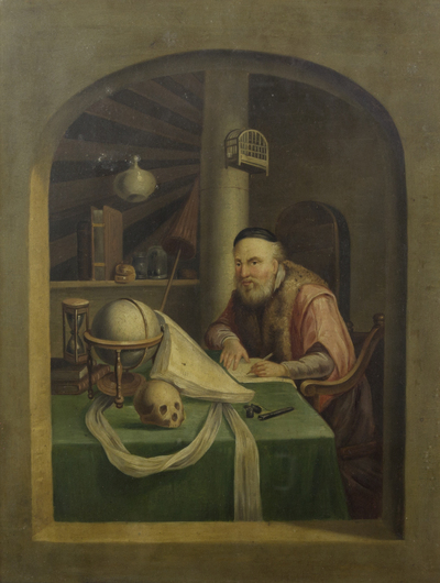astrologer-seated-at-a-desk