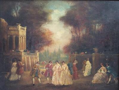 fete-galante-dans-un-jardin-architecture