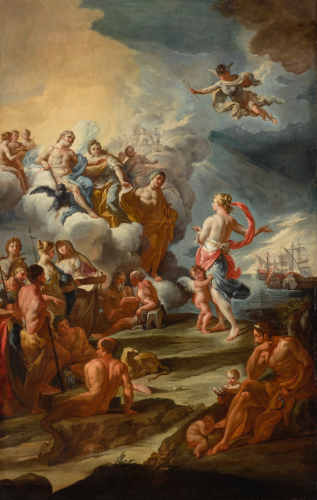 venus-appealing-to-jupiter-juno-and-apollo-on-behalf-of-the-trojan-fleet