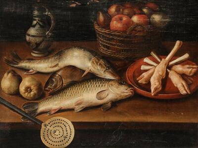 nature-morte-aux-poissons-pommes-poires