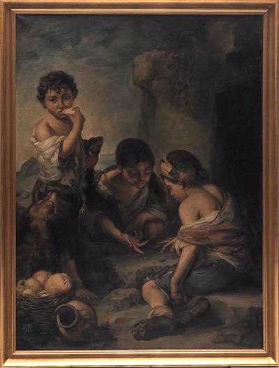 three-street-boys-playing-dice