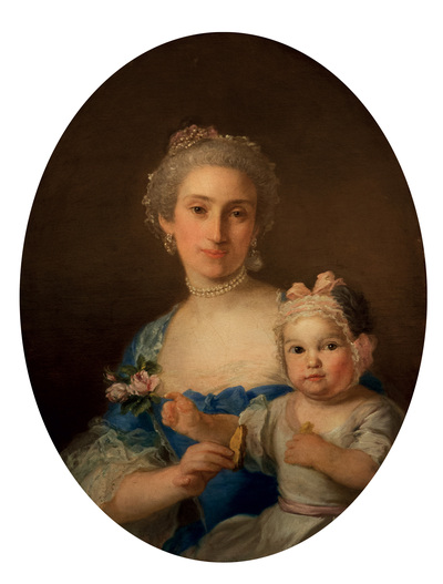 ritratto-di-gentildonna-in-abito-azzurro-ornato-da-rose-con-la-sua-bambina