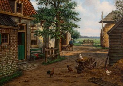 chickens-on-the-farmyard