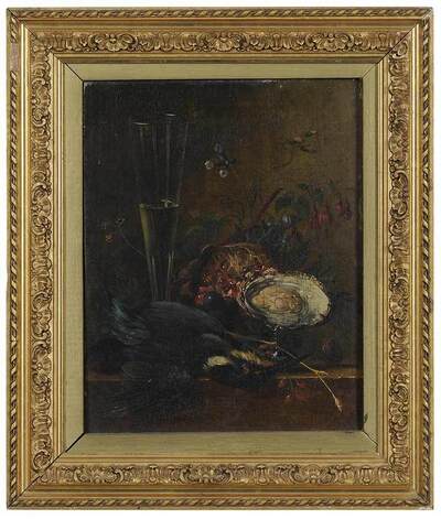 still-life-with-wine-glass-pomegranate-oyster