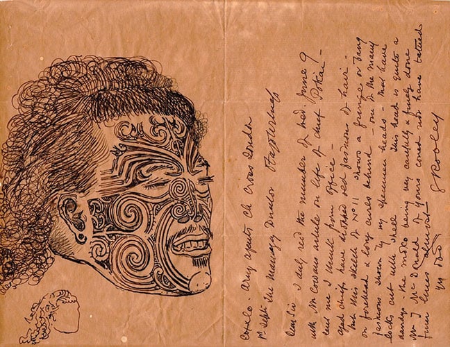 letter-with-maori-head-study