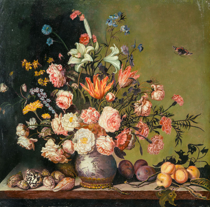 blumenstillleben-mit-muscheln-und-fruchten-in-blau-wei-er-chinesischer-vase