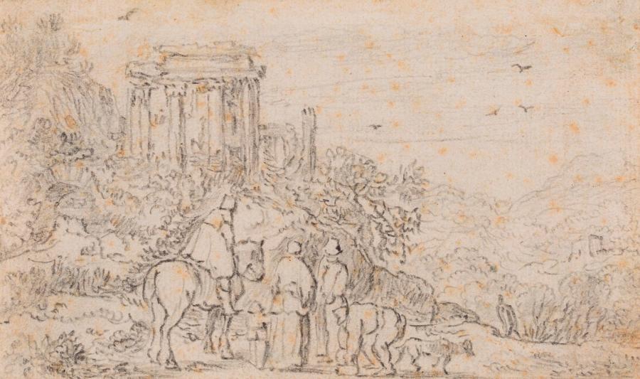 characters-in-a-landscape-with-ruins