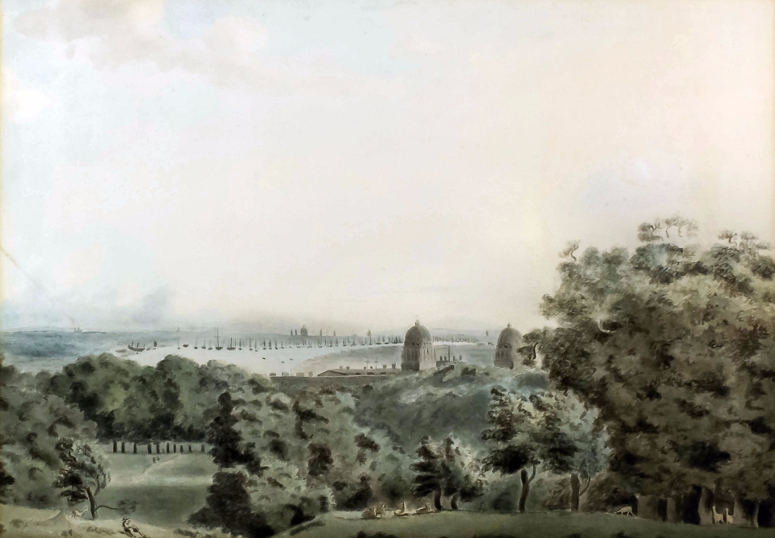a-view-across-greenwich-deer-park-towards-sailing-vessels-anchored-in-the-thames