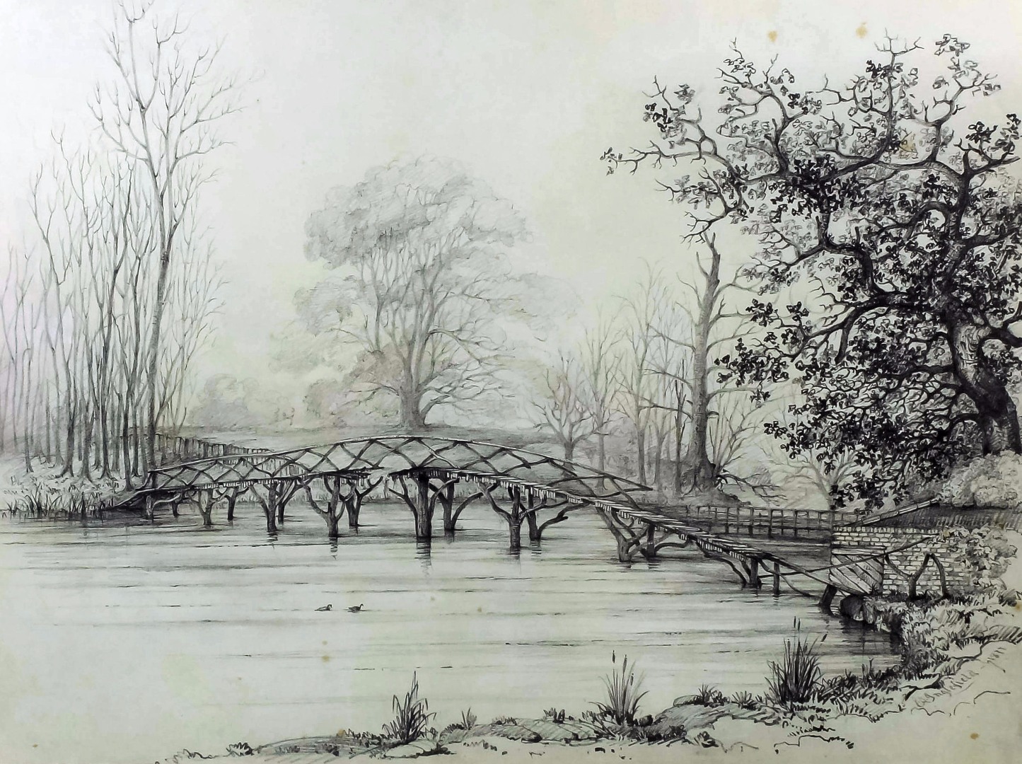 study-of-a-rustic-wooden-bridge-crossing-a-riverl-the-ferry-at-lymington