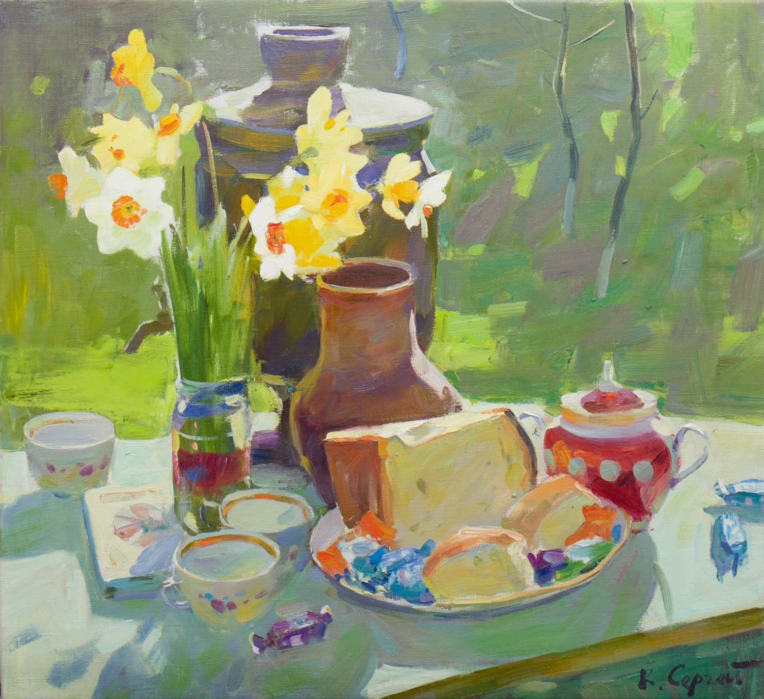 still-life-with-daffodils-ceramics-and-cheese