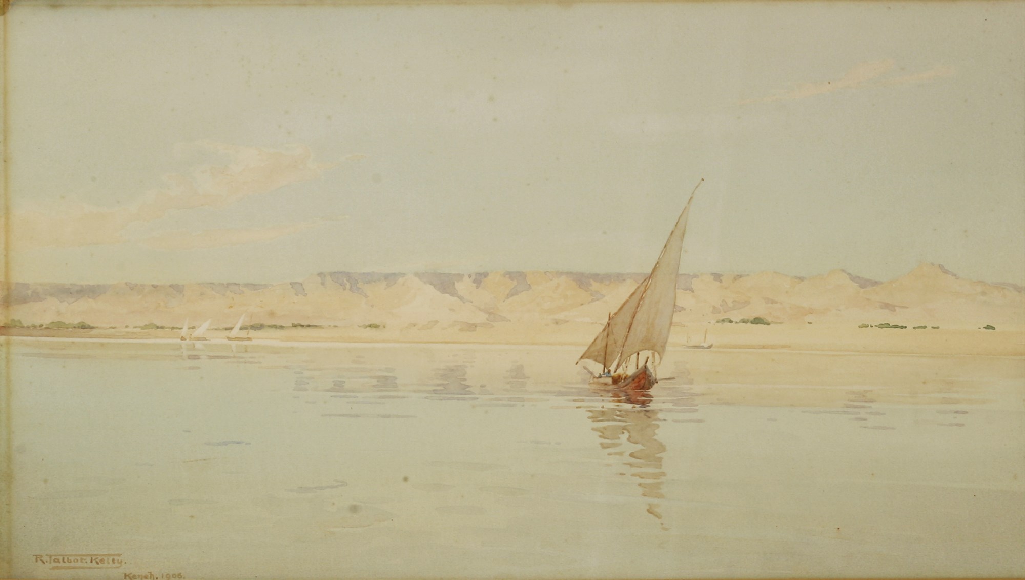 the-nile-at-keneh-with-feluccas