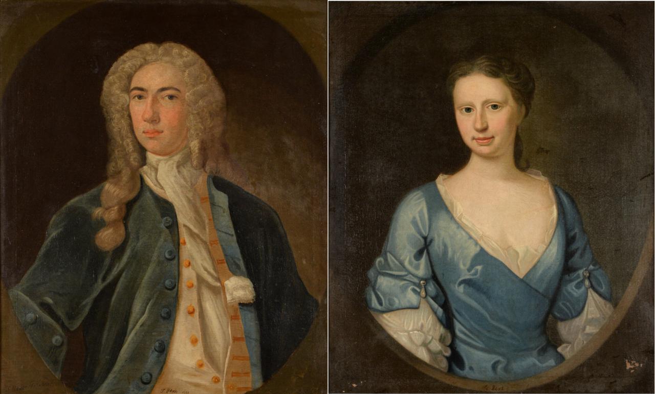 portrait-of-mrs-thomas-hext-nee-gertrude-hawkins-1698-1786-half-length-wearing-a-blue-satin-dress-with-white-chemise-in-a