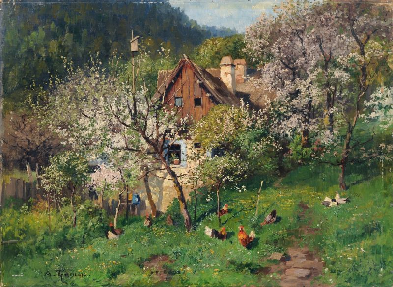 fruhling-in-kuntratitz-kundratitz-tschechien-anfang-20-jh