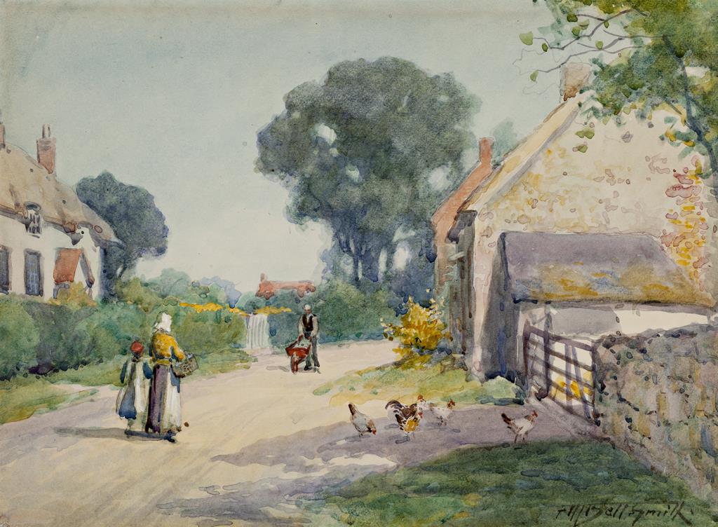 activity-on-a-town-lane