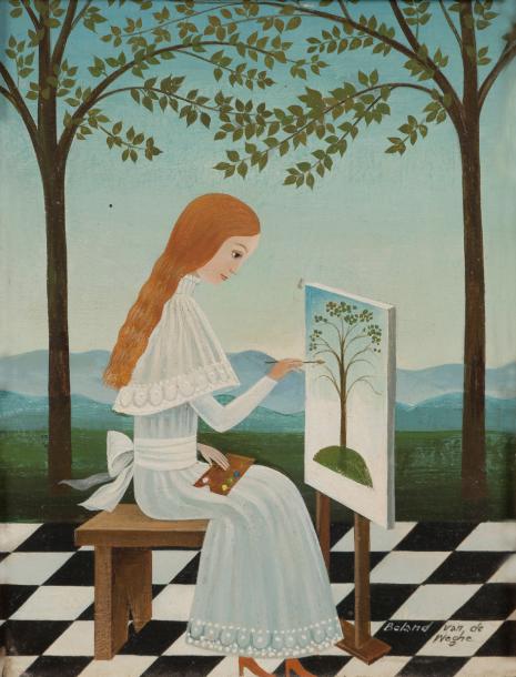 autoportrait-au-chevalet