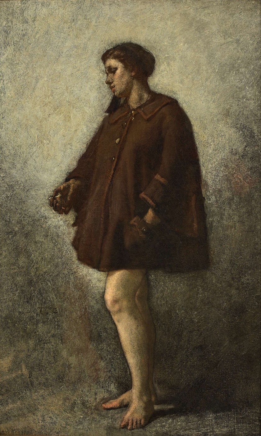 la-pause-du-modele-jeune-femme-debout-les-jambes-nues-portant-une-veste