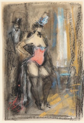 interior-with-a-gentleman-looking-at-a-lightly-dressed-lady